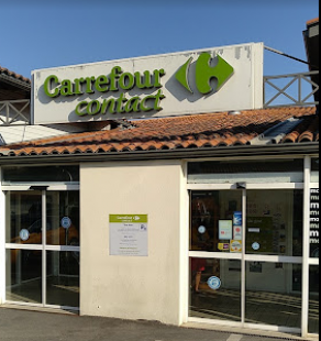 carrefour contact situé à lacanau-océan